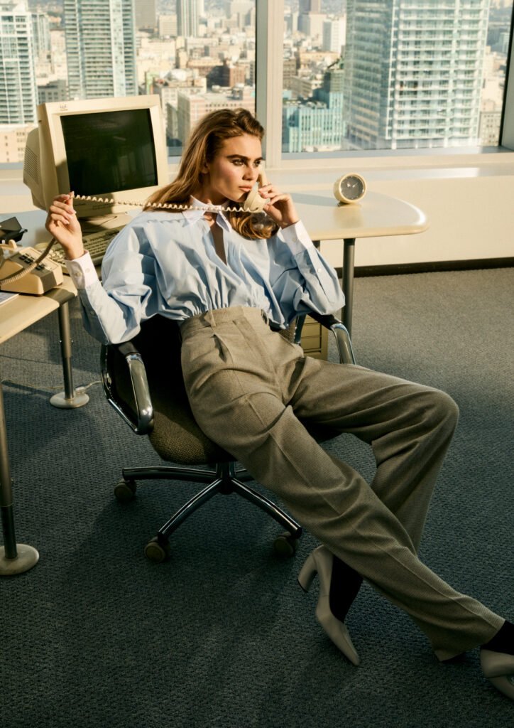 H&M’s SS25 ‘Power Woman’ Blends ’80s Corporate Boldness with Coastal Glam